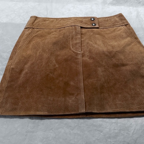 Blank NYC Women's Skirt Run For It Leather Suede Mini Size 25 - Picture 5 of 8
